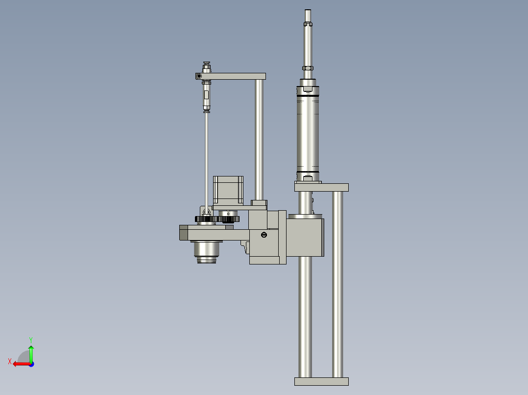 吸叶轮组装后视图