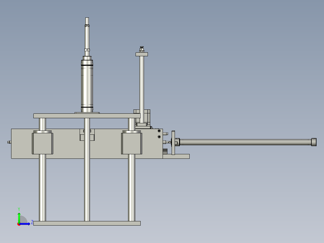 吸叶轮组装左视图