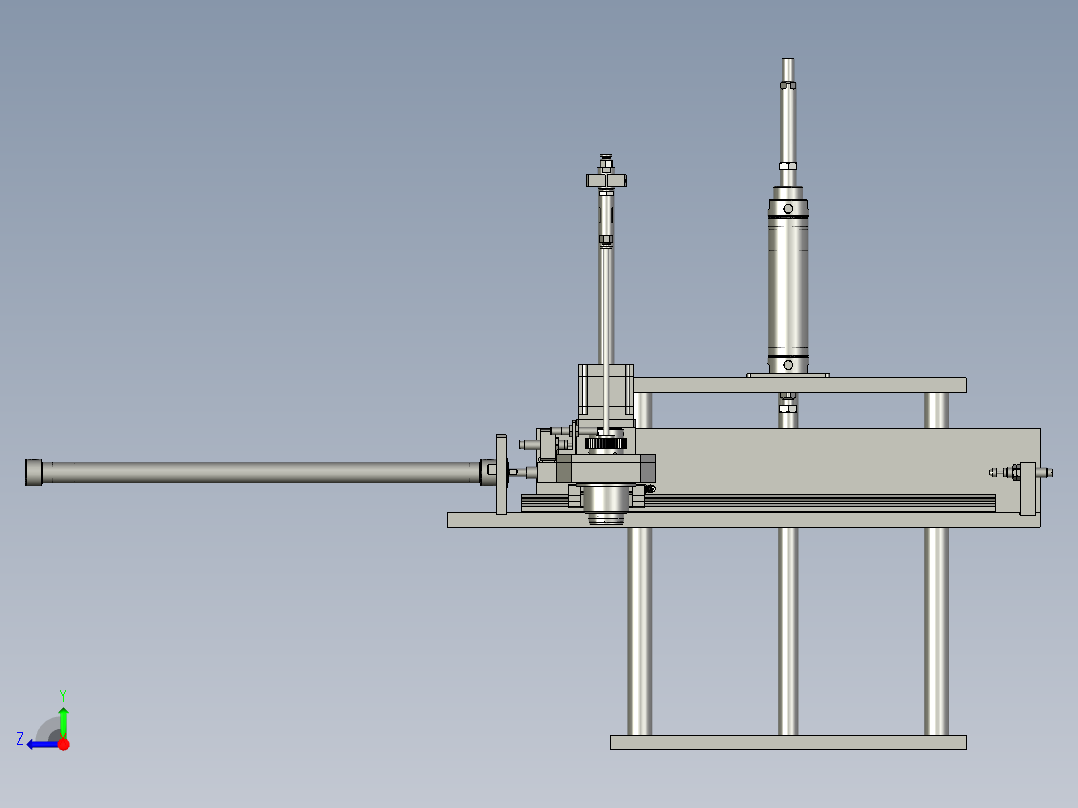 吸叶轮组装右视图