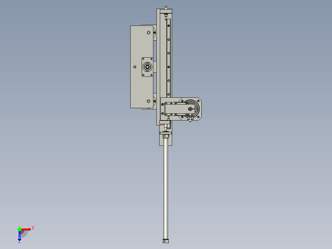 吸叶轮组装俯视图