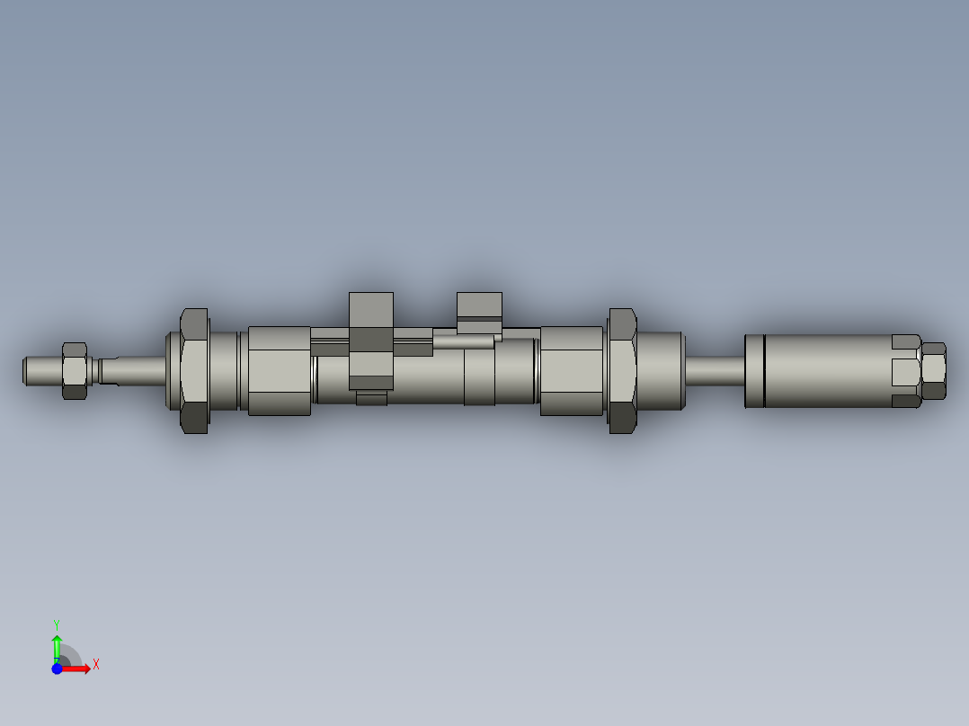 MIJ12x20-20S(0200)+(CMSG-2)-可调气缸-亚德客Z001前视图