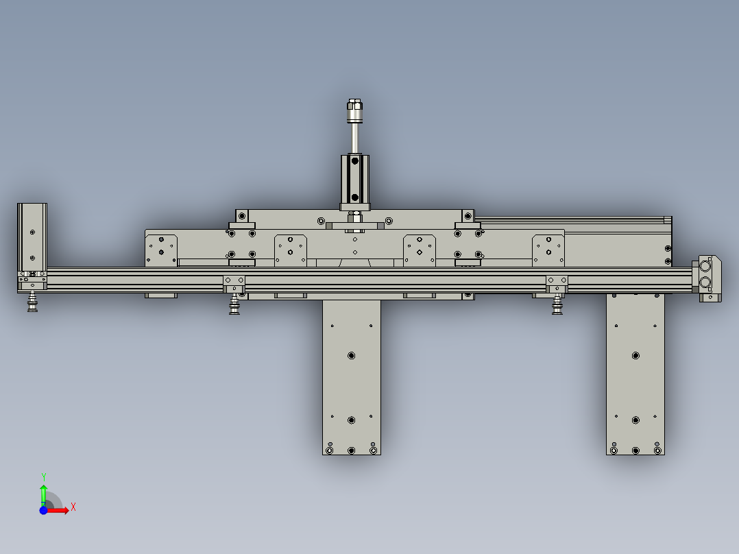 伺服滑台取料结构设计1前视图