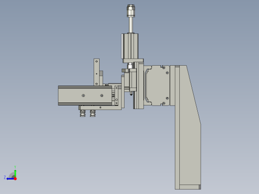 伺服滑台取料结构设计1右视缩略图