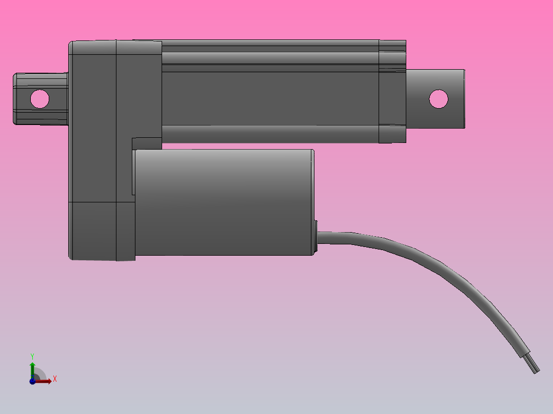 无刷电动推杆ZJWSN-WS[ZJWSN-WS-S30]前视图