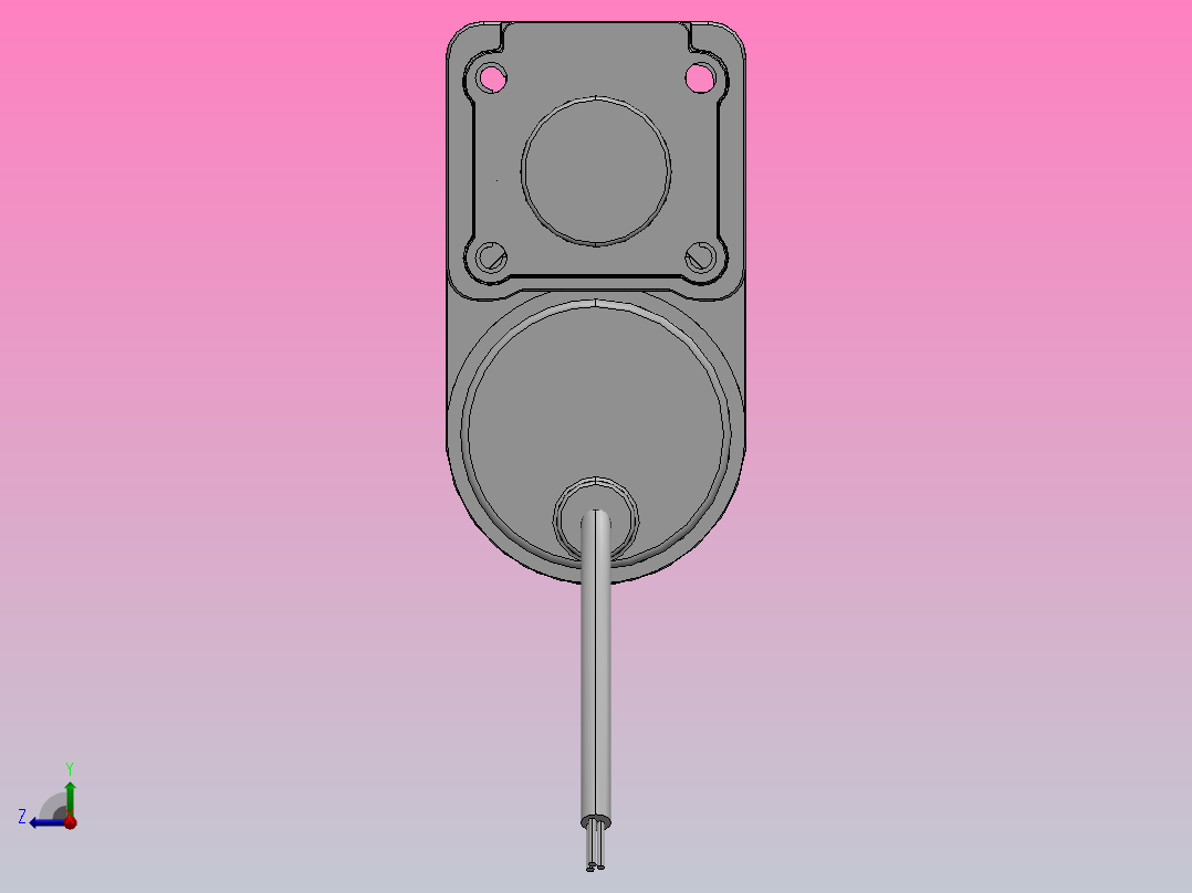 无刷电动推杆ZJWSN-WS[ZJWSN-WS-S30]右视图