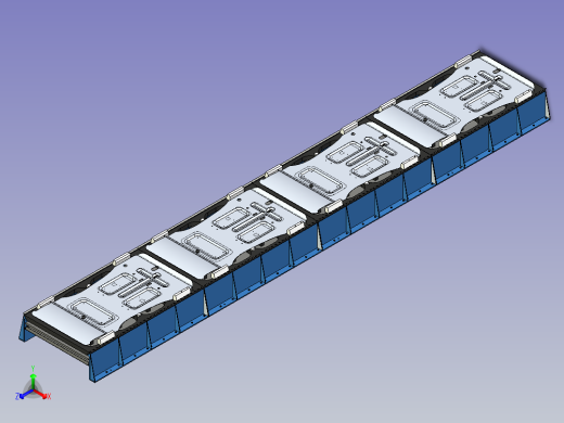 电池壳底部钣金固定平台设计