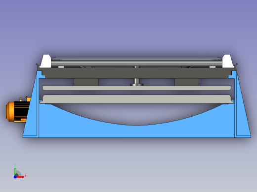 电池壳底部钣金固定平台设计前视缩略图