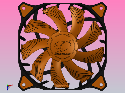 电脑散热风扇-2015版俯视缩略图