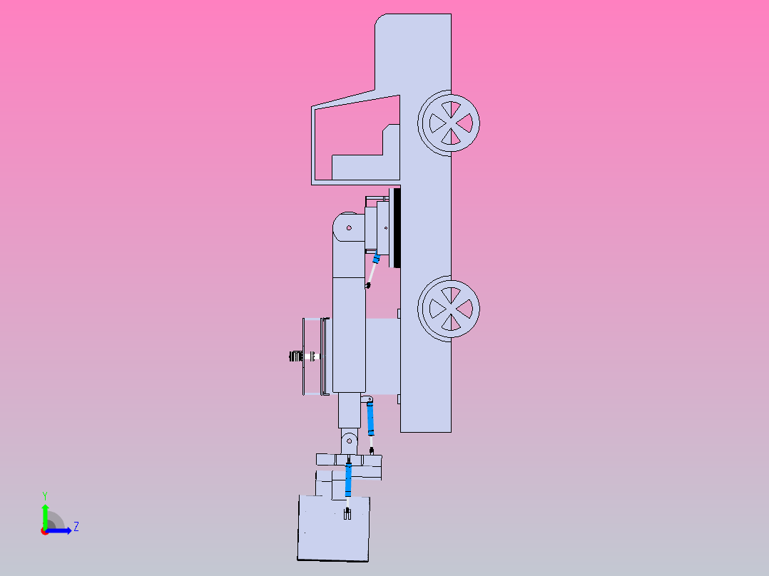 树干涂白机SW左视图