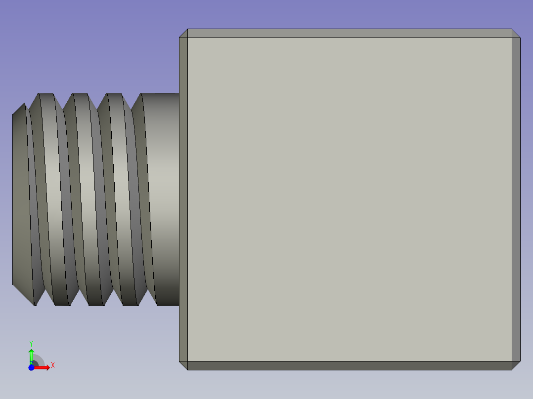 M5精密90度接头-亚德客前视图