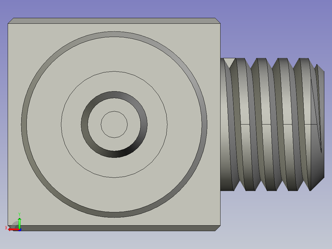 M5精密90度接头-亚德客后视图