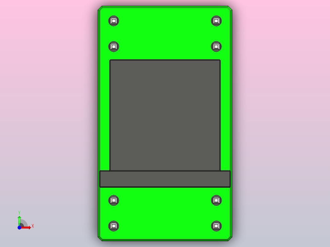 鼠标插座前视图