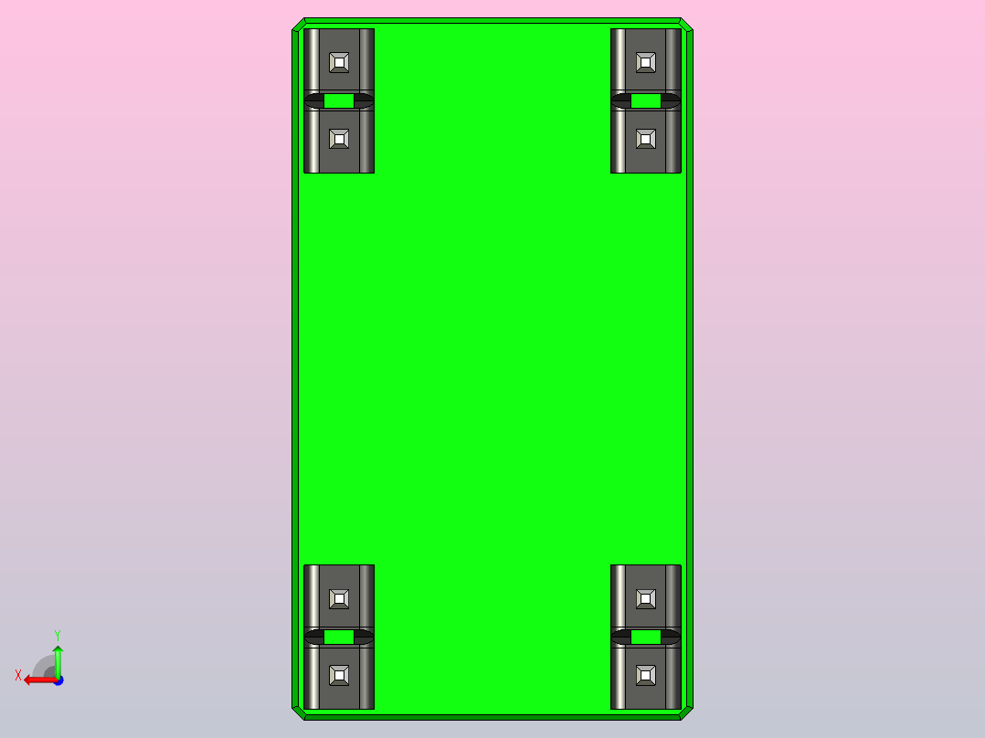 鼠标插座后视图