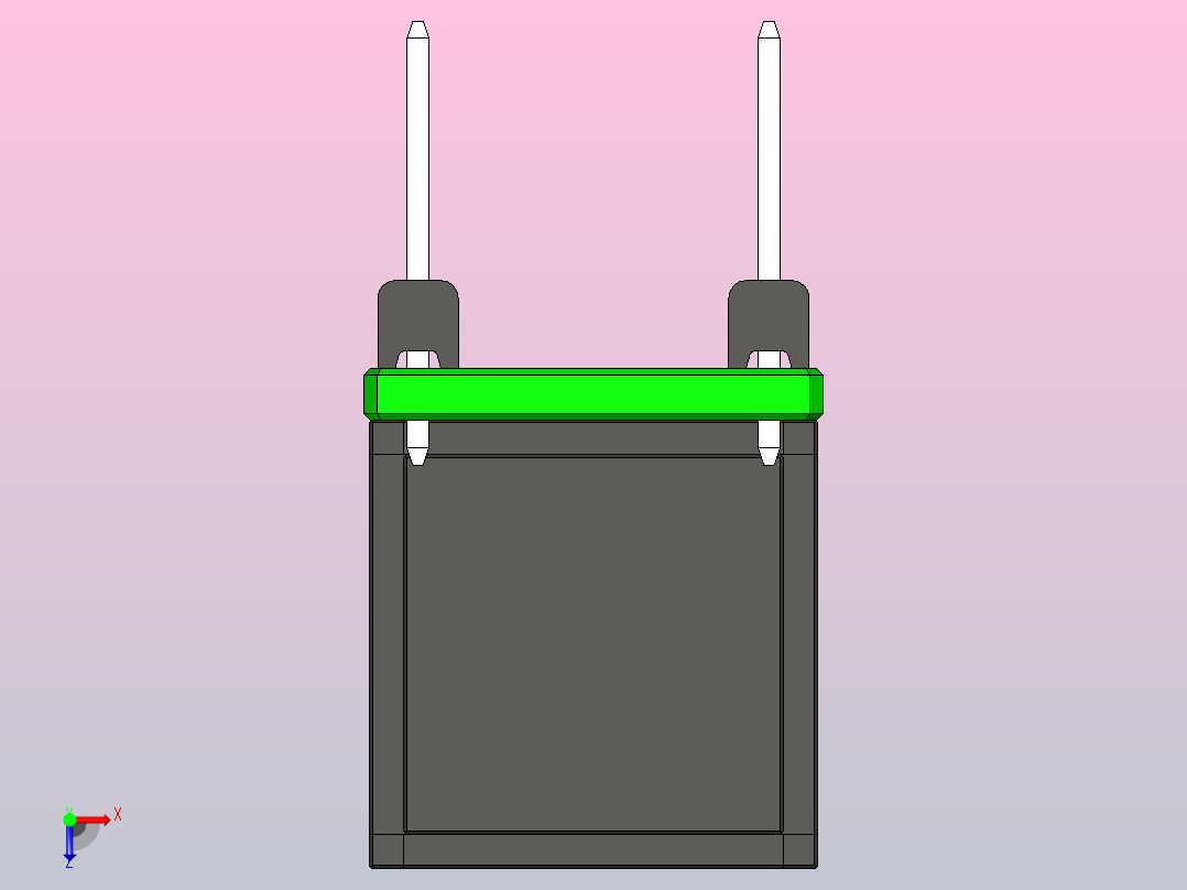 鼠标插座俯视图