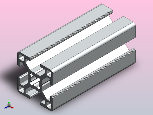30X30 BR铝型材正等轴测缩略图