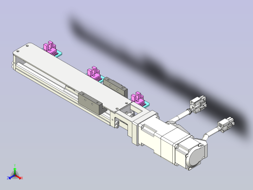 KK40-200A1-F0带MSMD5A2G1B电机正等轴测缩略图