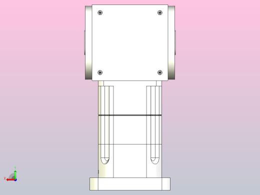 PW170双孔 PGH142-L2 35-114.3-200-M12换向器后视缩略图