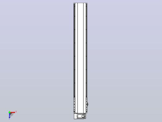 皮带直线轴半封闭可选导轨TPA-HNB-202D-140-L1300-LU-C-P75-N3俯视缩略图