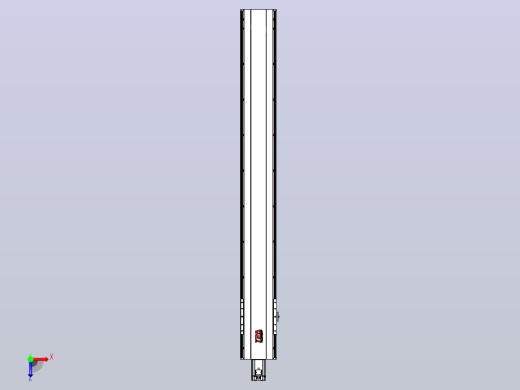 日规模组半封闭丝杆TPA-HNR-202D-2510C-L1550-M-C-P75-N3俯视缩略图