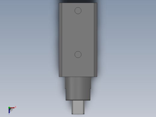 RSQ（φ16-φ20）扁柱型止动气缸[RSQB16-15DK]俯视缩略图