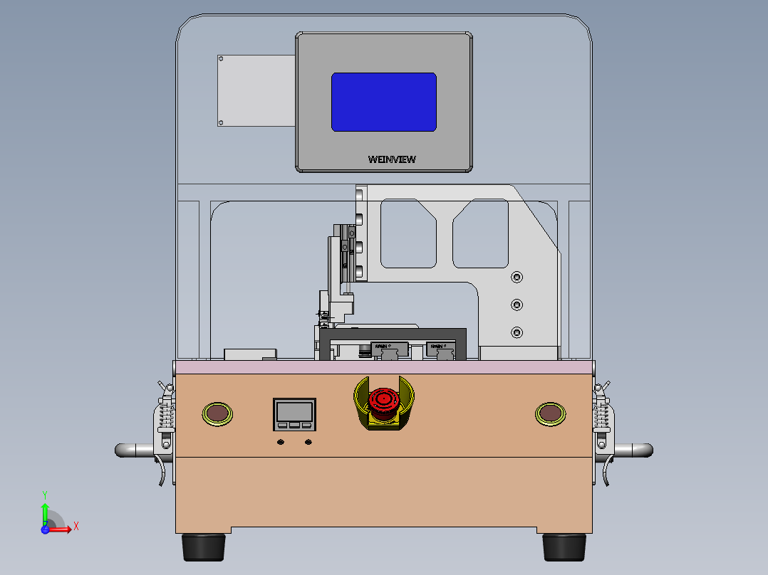 智能穿戴设备FPC软板折弯治具sw18前视图