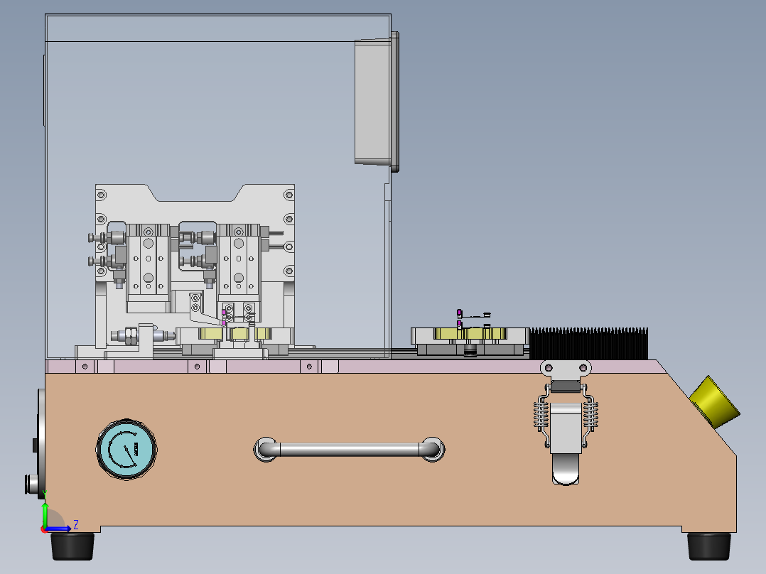 智能穿戴设备FPC软板折弯治具sw18左视图