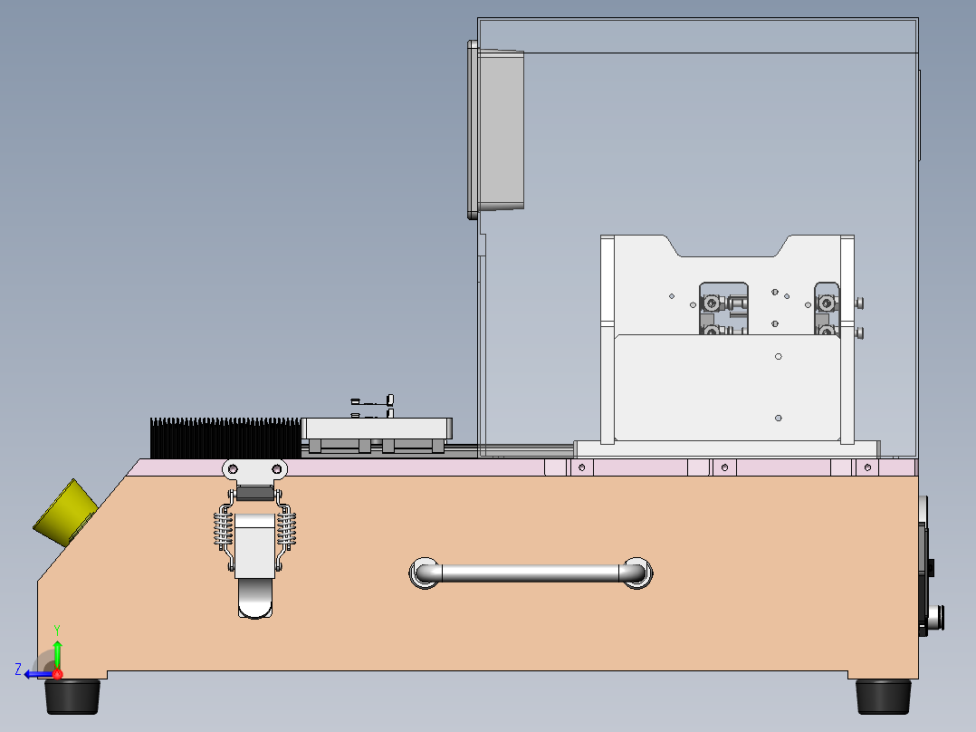 智能穿戴设备FPC软板折弯治具sw18右视图
