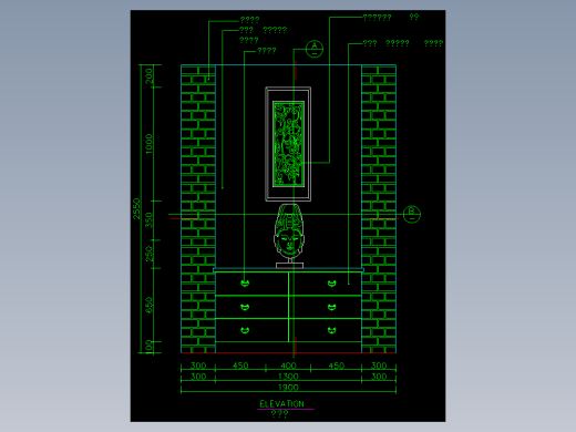 家装类CAD图块(三)-FH01011A