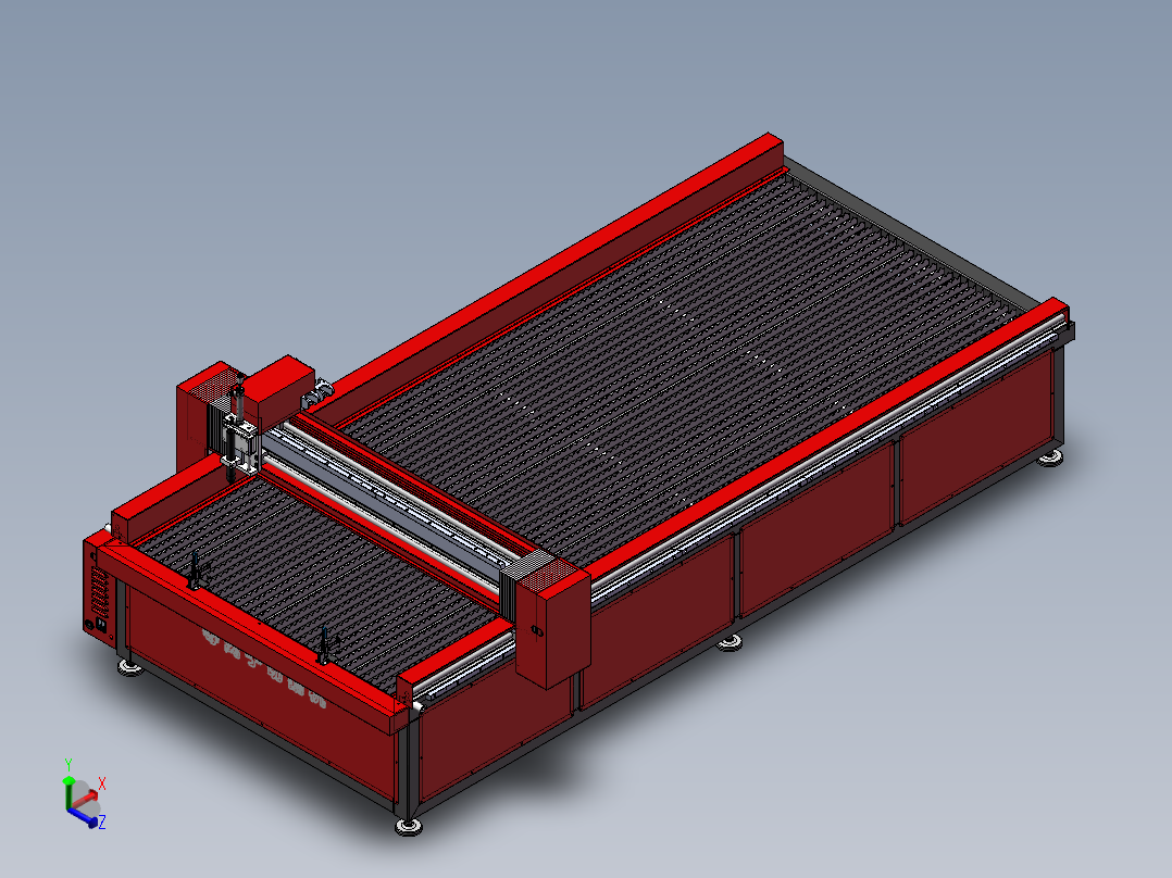 等离子切割机3D图纸 非标自动化设备3D图纸设计3D模型文件素材