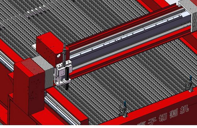 等离子切割机3D图纸 非标自动化设备3D图纸设计3D模型文件素材