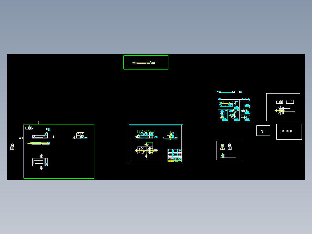 平口虎钳机用虎钳台虎钳cad图纸dwg虎口钳素材