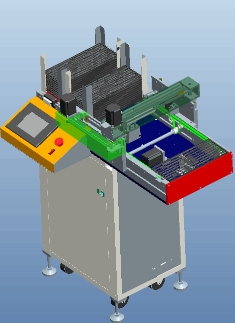 非标崔盘检测摆盘设备（摆盘机）3D模型