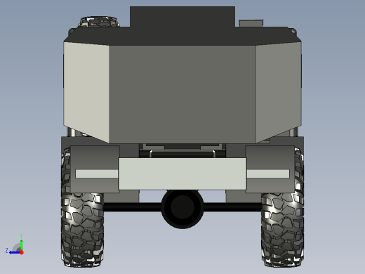 62-J用重型通用卡车 3d模型图纸右视缩略图