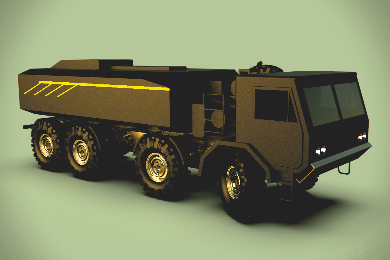 62-J用重型通用卡车 3d模型图纸