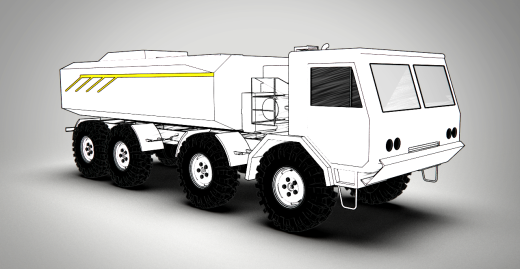 62-J用重型通用卡车 3d模型图纸缩略图