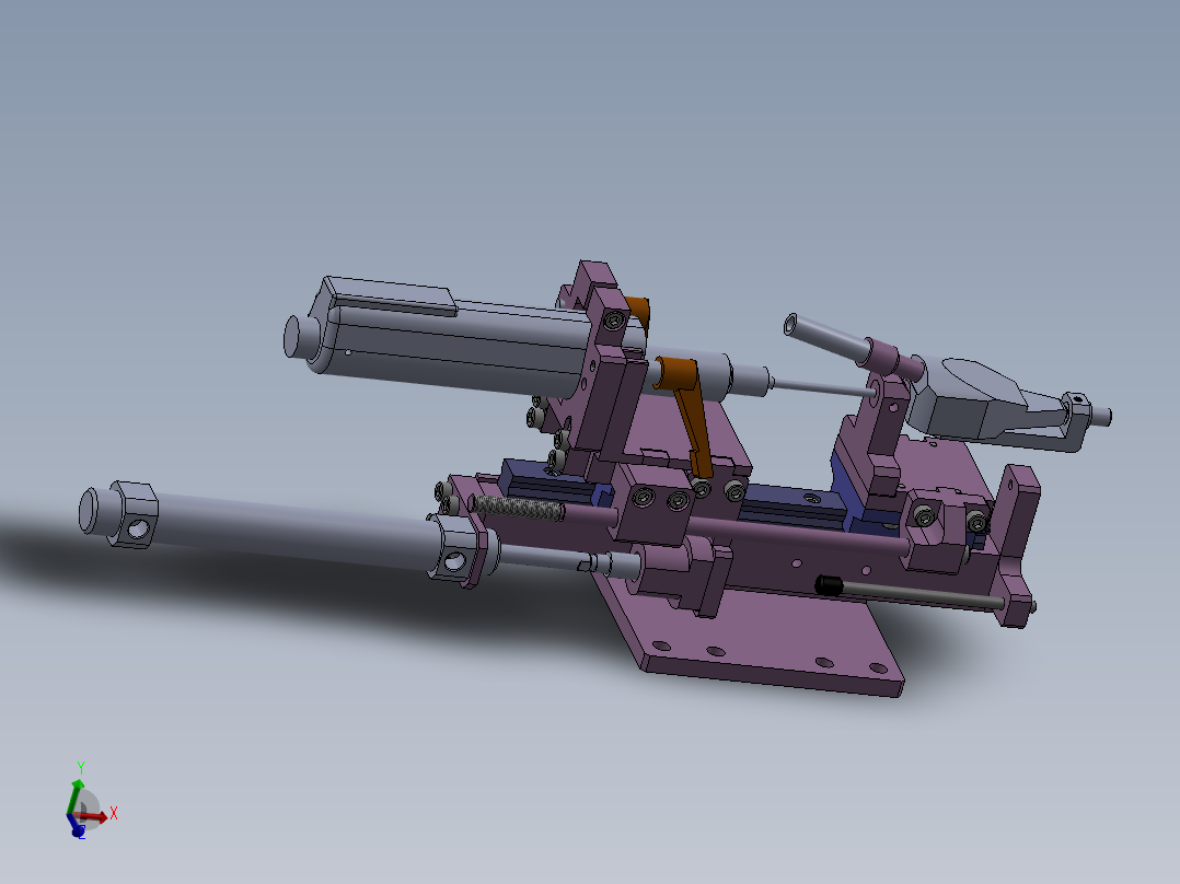 锁螺丝模组3D图 自动化设备3D图纸3D模型