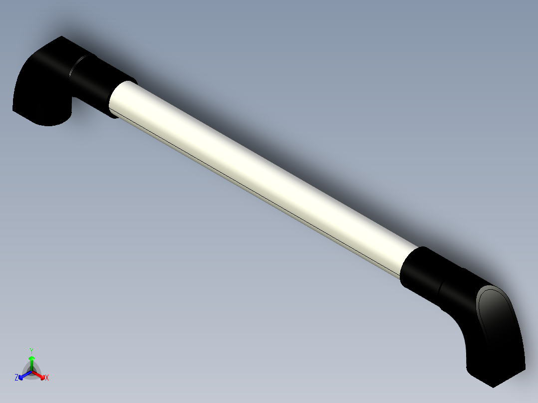 型材-KJN 500 SYSTEM HANDLE SET KJN092013A500SET正等轴测图