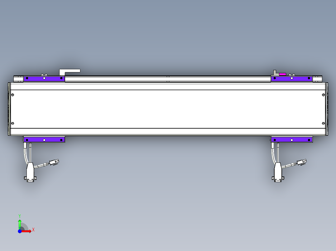 威洛博VL系列3d模型模组2VL14S1Y-S500前视图