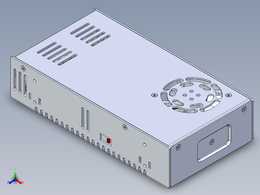 Steel_bars_cutting_mechanism_Automatic正等轴测图