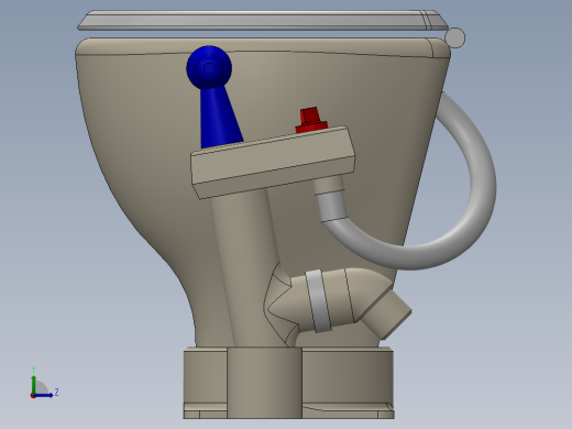 船用卫生间左视缩略图