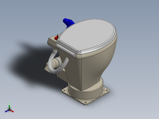 船用卫生间正等轴测缩略图