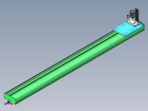 东锦齿条传动DH270G-L167-S2500-BU-减速机+750W