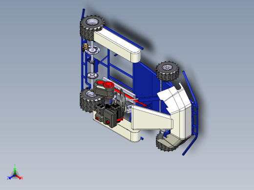 22-Go-kart LPU卡丁车模型3D图纸 CATIA设计 附STP IGS格式正等轴测缩略图
