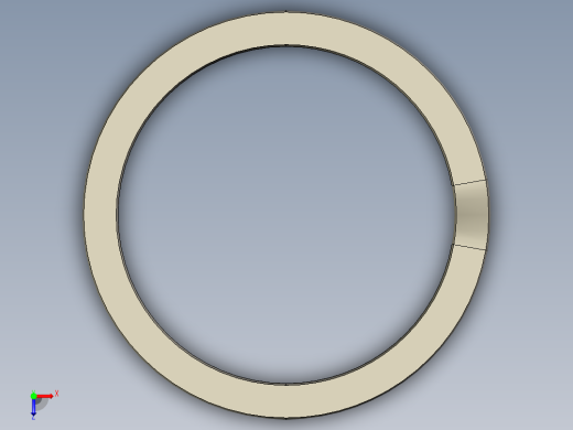 钥匙圈-开口戒指俯视缩略图