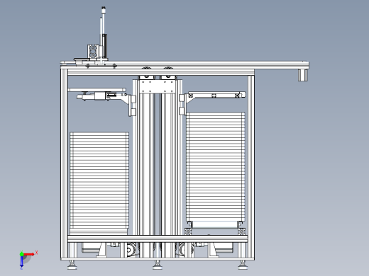 tray盘自动上下料设备 675129俯视缩略图