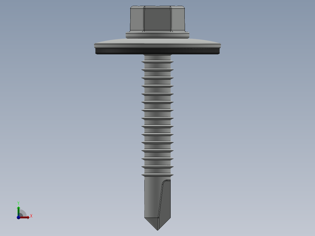 紧固件-Drill-Tip Screw-01主视图