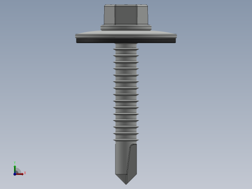 紧固件-Drill-Tip Screw-01前视缩略图