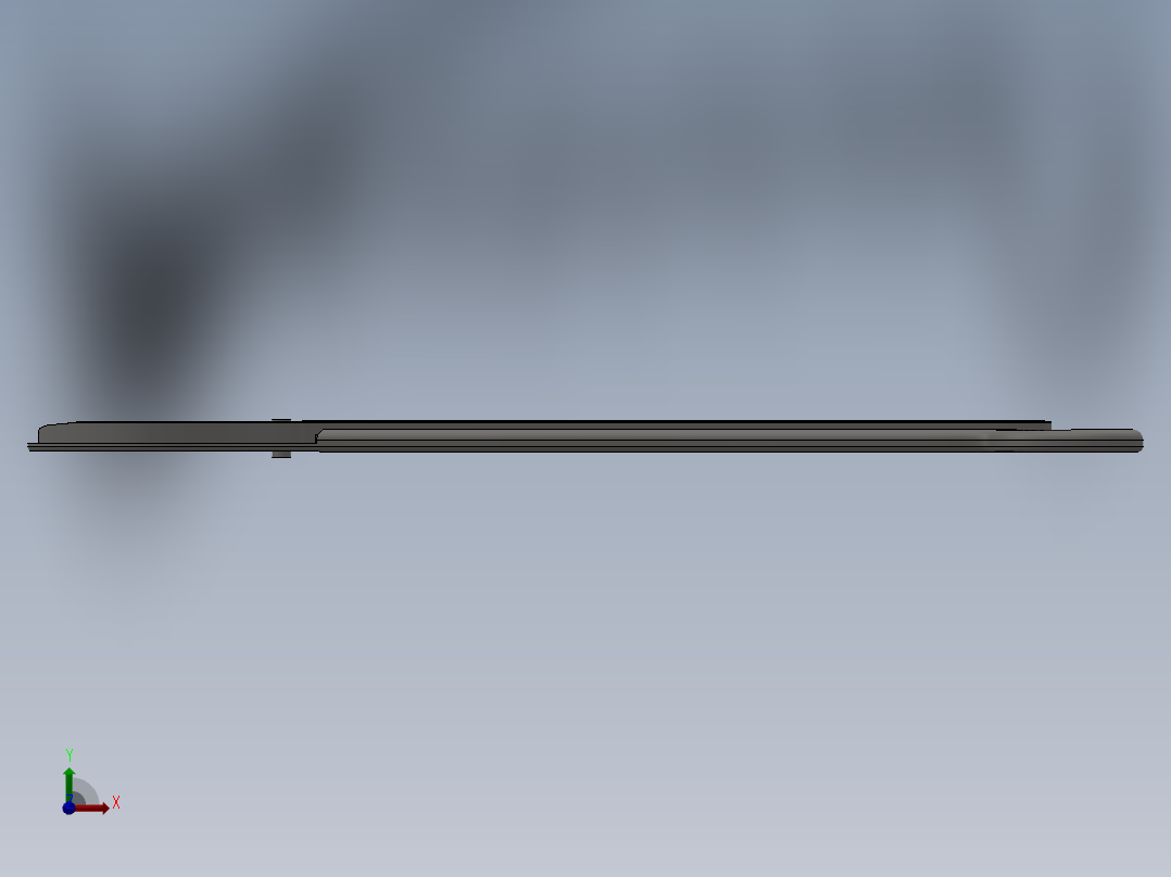 手术剪刀前视图