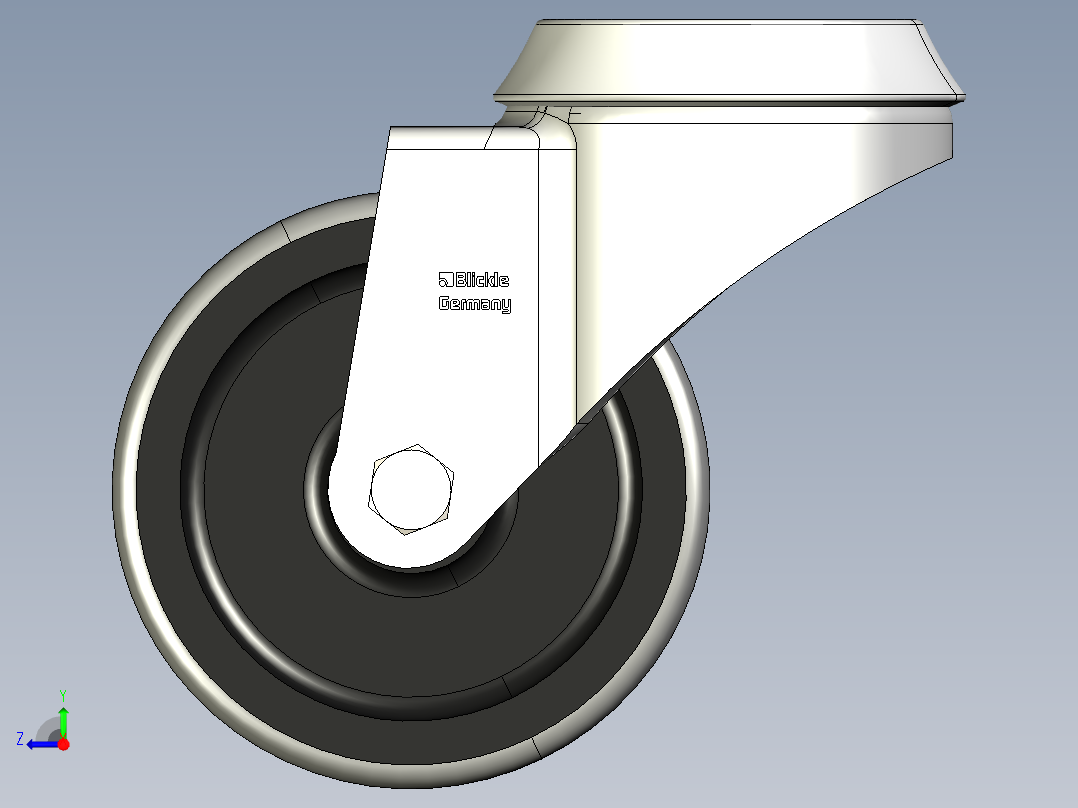 型材-KJN 521680 80MM WHEEL右视图