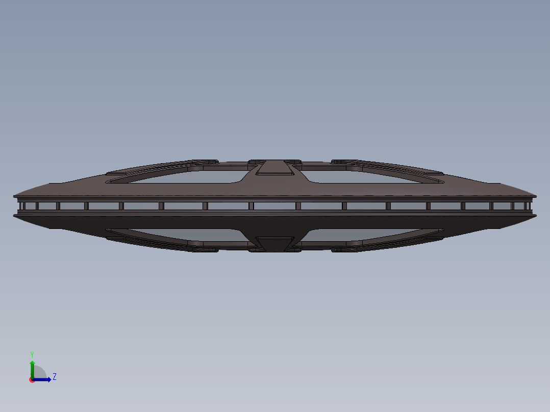 ufo外星飞船12左视图